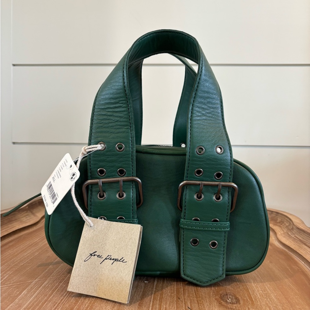 Free People Say Yes Bag in Pine NWT - Picture 2 of 7